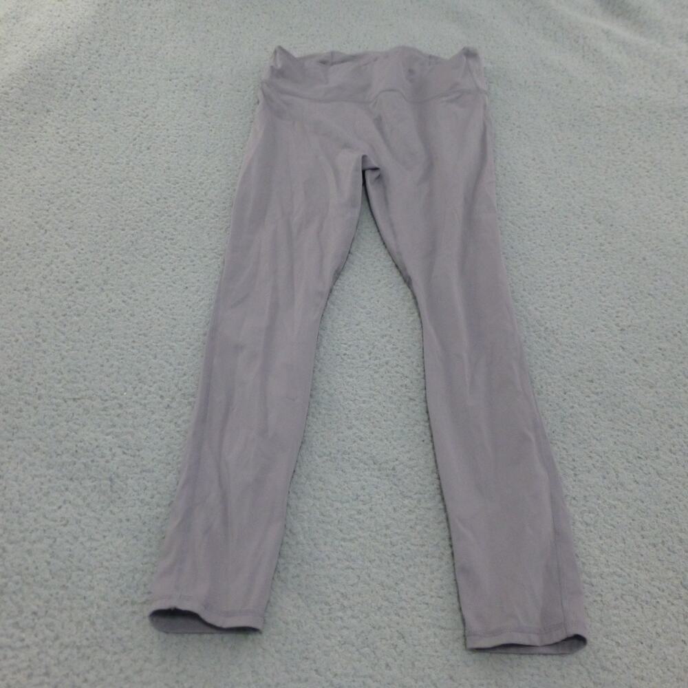 Fabletics Motion 365 Leggings Womens Medium Pull On Gray Yoga Gym Workout